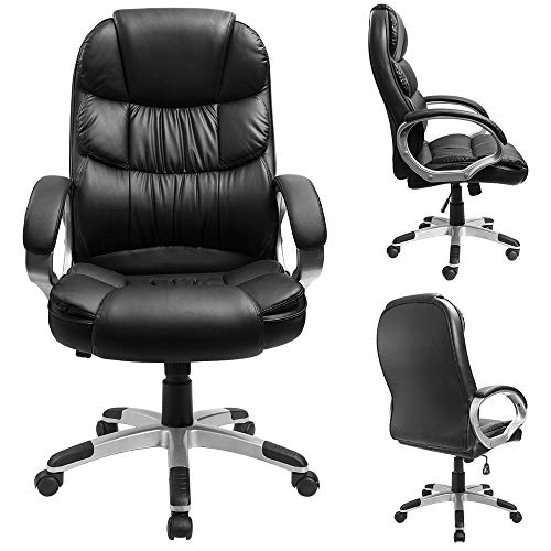 Furmax Leather High Back Office Chair Ergonomic Executive Office Chair