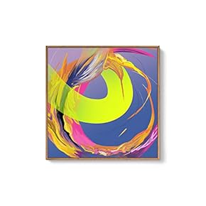 Framed Canvas Wall Art for Living Room, Bedroom Abstract Canvas Prints for Modern Home Decoration Ready to Hang - 16"x16" inches