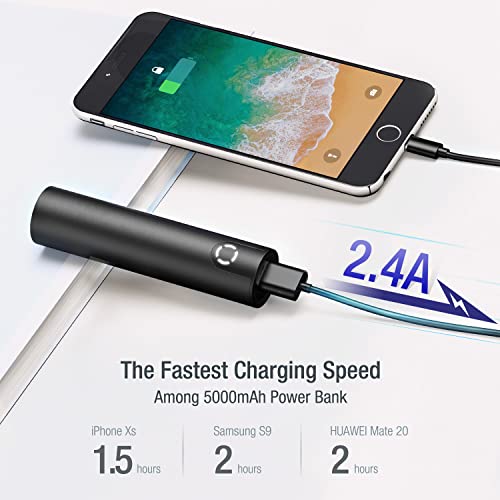 EnergyCell Portable Charger, The Lightest 5000mAh Power Bank with 2.4A
