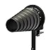 Opteka BD-100 12-Inch Beauty Dish / 10-Inch Snoot Professional Studio Portrait Kit for Speedlight Flashes