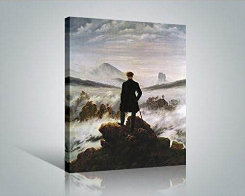 1art1 Caspar David Friedrich - El Caminante sobre El Mar De Nubes, 1818