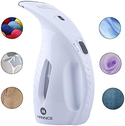 Handheld Portable Fabric Garment Travel Iron, 180ML Capacity Clothes Steamer with 2 Brushes, Fast Heat-Up Small Home Electric Iron Mini Ironing Machine