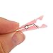 DECORA100 Pieces 1.25 Inch Mini Pink Clothespins for Baby Shower Party Game Favors