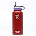 MORLA Straw Lid/Cap for Hydro Flask Wide Mouth Sports Water Bottle with Paracord Handle.(Purple/Black)