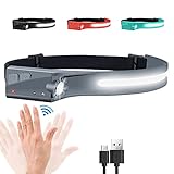 EGUKU Headlamp Flashlight, Rechargeable LED