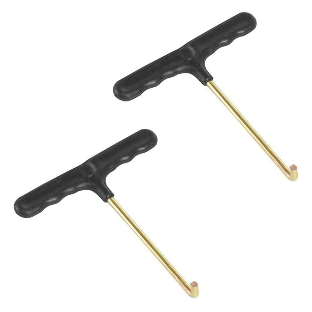 ANCLLO Pack of 10 Trampoline Spring Pull Tool T-Hooks