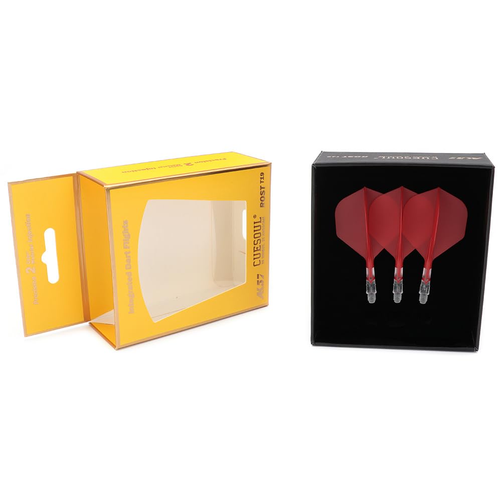 CUESOUL ROST T19 Integrated Dart Shaft and Flight,Standard Shape,Set of 3