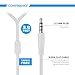 SoundPEATS Noise Cancelling Headphones In-Ear Stereo Earphones Comfort-Fit Earbuds with Mic (Tangle Free Flat Cable, Metal Housing, iPhone and Android Compatible)- M20 Silver
