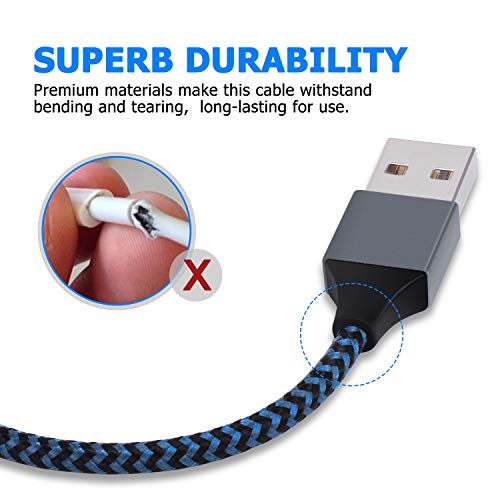 iPhone Charger, Sundix 3Pack 10ft Lightning Cable iPhone Charger Cable Nylon Braided Charging Cord C - //medicalbooks.filipinodoctors.org