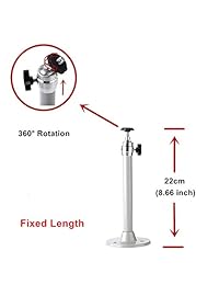 V LED Warehouse colgador para montaje en techo y pared de proyector pequeño, soporte de montaje para carga de 5 kg para cámara con proyector pequeño