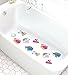 Curious Columbus Non-Slip Bathtub Stickers Pack of 10 Unicorns and Rainbows Decal Treads. Best Adhesive Safety Anti Skid, Anti-Slip Bathtub Appliques for Bath Tub and Shower Surfaces