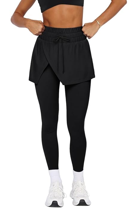 Ballet Skirt Womens Skirted Leggings For Women,Trendy Color Block