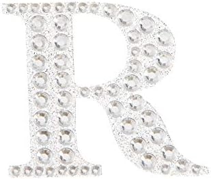 Darice Letter R Sticker, Silver