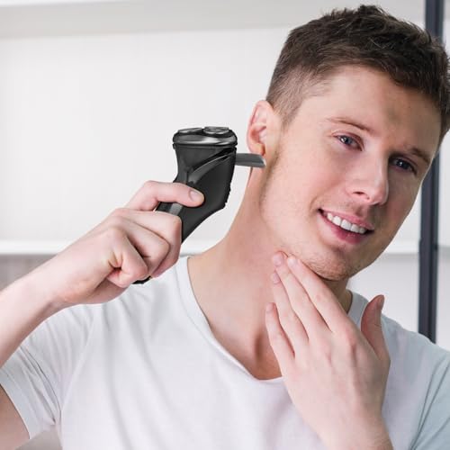 Phisco Rasuradora Eléctrica Recargable para Hombre, Afeitado Preciso y Suave, Diseño Impermeable, Batería de Larga Duración, Sistema Antitirones, Ideal para Viajes