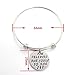 ALoveSoul ''She Believed She Could So She Did'' Inspirational Expandable Bangle Bracelet