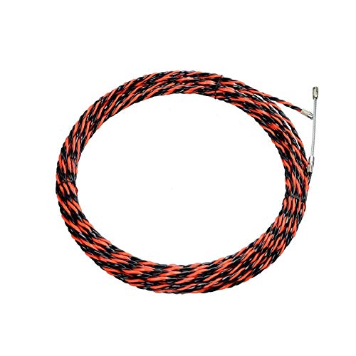 Dtacke Professional 10M/33ft 6mm Cable Fish Tape Wire Network Wire Guider Cable Puller Electrician Threading Device Lead Device