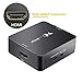 RCA to HDMI, Yuangao RCA Composite AV CVBS to HDMI Audio Video Mini Converter Adapter Full HD 1080P Support PAL/NTSC with USB Charge Cable for PC Laptop Xbox PS2 PS3 TV STB VHS VCR Camera DVD, blac