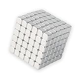JIALEEY Magnetic Cube Relief Toys Intelligence Development and Stress Relief Magnets Toy Puzzle Building Blocks for Office School Home DIY Desktop Decoration, 216 PCS