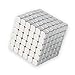 JIALEEY Magnetic Cube Relief Toys Intelligence Development and Stress Relief Magnets Toy Puzzle Building Blocks for Office School Home DIY Desktop Decoration, 216 PCS