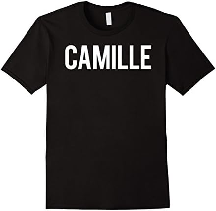 Mens Camille T Shirt - Cool new funny name fan cheap gift tee Small Black