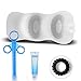 Male Masturbation Toy with Build-in Penis Ring for Tighter Suction, PALOQUETH Realistic Pocket Pussy Masturbator Sleeve Blow Job Stroker Open Ended Design for Easy Cleaning