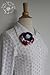 Sara Monica: Flower Hair Clip and Brooch Pin: Patriot Rose: Made in USA