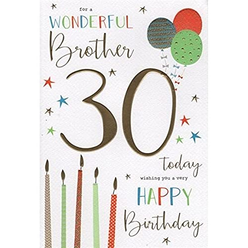 Brother 30th Birthday, Birthday Card