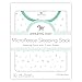 Amazing Baby Microfleece Sleeping Sack, Wearable Blanket with 2-way Zipper, Use after Swaddle Transition, Playful Dots, SeaCrystal, Medium (6-12 mo)