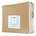 Nestl Short Queen Sheet Set - 1800 Ultra-Soft Microfiber - Double Brushed - Deep Pockets - Easy Fit - 4 Piece Set - Bed Sheets (Short Queen, Camel Gold)