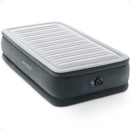 Intex Dura-Beam Deluxe 13" Twin Size Air Mattress with Built-in Pump