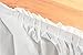 Juvale 6-Pack White Disposable Plastic Table Skirt 29 in x 14ft for Rectangle Tables - Perfect for Weddings, Engagements & Baby Showers - Fits Tables Up to 8ft Long