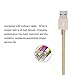 LTI-Direct 1 Pack Certified 8 Pin 6.5ft Extra Long Nylon Braided USB Cable Sync Charger Data Transfer For Apple iPhone SE iPhone 6 6S Plus 5S 5C 5 iPod iPad Pro Air Mini