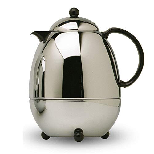 Elia CJE-10B Vacuum Flasks, 18/10 Steel, 1 Liter, Black