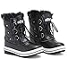 Polar Womens Snow Boot Quilted Short Winter Snow Rain Warm Waterproof Boots - 9 - BLL40 YC0023