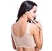 BIMEI Front-Closure Bra Mastectomy Bra Pocket Bra for Silicone Breastforms8515