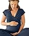 Kindred Bravely Davy Ultra Soft Maternity & Nursing Pajamas Sleepwear Set (Navy Blue, Large)