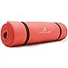 ProsourceFit Extra Thick Yoga and Pilates Mat ½” (13mm), 71-inch Long High Density Exercise Mat with Comfort Foam and Carrying Strap, Redthumb 1