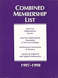 Combined Membership List, 1997-1998, , 0821807676