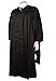 GraduationMall Unisex Deluxe Master Graduation Gown Black Medium 48(5'3
