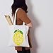 GuassLee Cat Canvas Tote Bag with Zipper Closure Grocery Shopping Bag Shoulder Bag for Women Girls Students