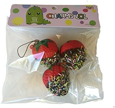Strawberry Dipped In Chocolate Squishy 3 Pack