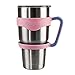 Hoyoki Handle for Yeti Rambler 30 oz Tumblers, Rtic, Sic Cup and more (Pink & Blue)