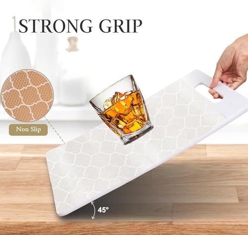 Shelf Liner for Kitchen(45×500cm) Non Adhesive Drawer Mats,Non-Slip Food Grade EVA Drawer Liner waterproof and oilproof cabinet liner for Shelf, Refrigerator, Counter Top, kitchen cabinets and Desk