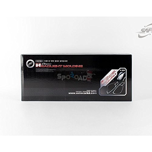 image for KD SAFE K-962 Chrome Silver Exterior Front Head Lamp Light Cover Moldi