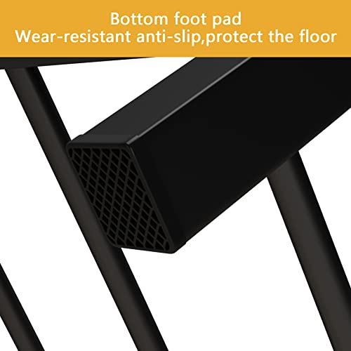 UDEAR Garment Rack Freestanding Hanger Double Rods MultiFunctional