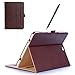 ProCase Galaxy Tab S3 9.7 Case, Stand Folio Case Cover for Galaxy Tab S3 Tablet (9.7 Inch, SM-T820 T825 T827), with Multiple Viewing Angles, Document Card Pocket -Brown