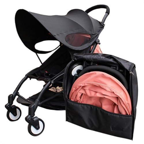 KOWVOWZ Stroller Storage Backpack, Baby Stroller Travel Bag, Waterproof Stroller Storage Bag with Backpack Straps Fits for Babyzen Yoyo and Similar Prams