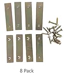 2 1/2" Mending Plate Gold Brass Colored 2 Holes and