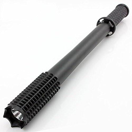 Baseball Bat Extended Telescopic Zoom 280 Lumen CREE LED Q5 LED Long Flashlight Security Patrols Driver Self-defense Flashlight (Q5-5)