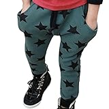 PanDaDa Boys Harem Pants Hip Hop Stars Print Casual Pants Trousers Bottoms